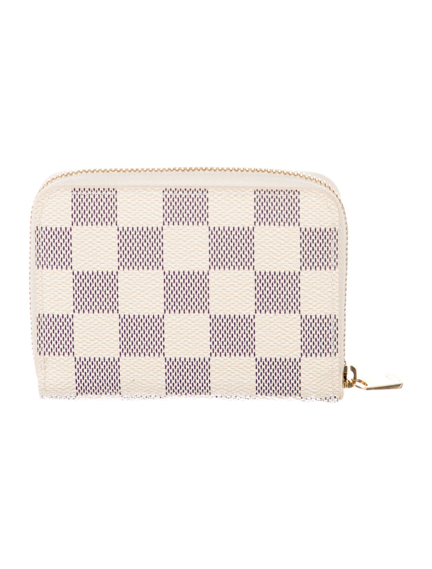 Louis Vuitton Damier Azur Pattern Coated Canvas Coin Pouch